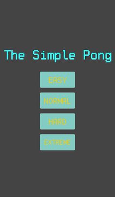 The Simple Pong - Screenshot 1