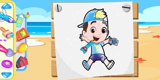 Luccas Neto coloring game - Screenshot 1