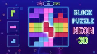 Block Neon 3D : Disco Puzzle - Screenshot 1