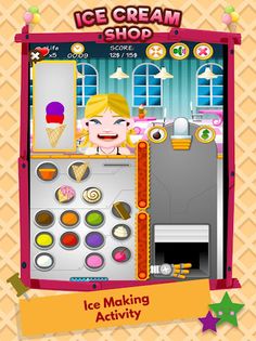 Colors Ice Cream Shop Kids App - Screenshot 2