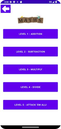 Maths Attack - Screenshot 2