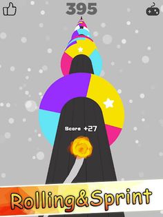 Sky Helix Ball:Rolling Jump Sm - Screenshot 3