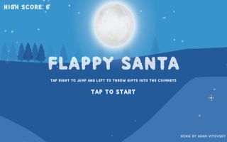 Flappy Santa - Screenshot 1