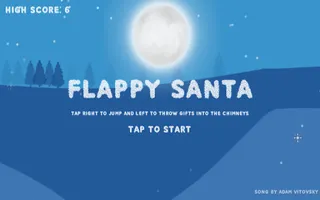 Flappy Santa - Screenshot 1