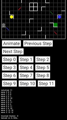 Ricochet Robot Solver - Screenshot 2