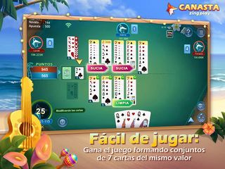 Canasta ZingPlay: Juego de Car - Screenshot 3