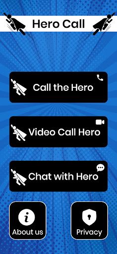 Rope Hero: Call Chat Superhero - Screenshot 2