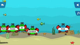 Learn English Game-Grab a Crab - Screenshot 2