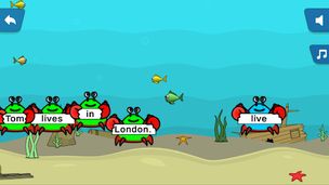 Learn English Game-Grab a Crab - Screenshot 2