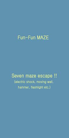FunFun Maze - 7 new concept ga - Screenshot 1