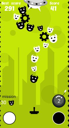 invaders bw - Screenshot 1