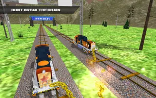 Chained Trains - Impossible Tr - Screenshot 3