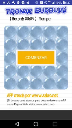 Tronar Burbujas de Plastico - Screenshot 2