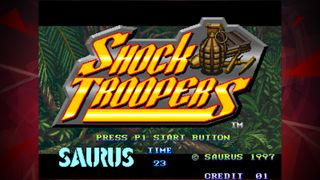 SHOCK TROOPERS ACA NEOGEO - Screenshot 1