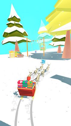 Santa Sled Runner - Screenshot 1