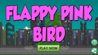 Flappy Pink Bird - Screenshot 1
