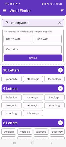 Word Finder - Screenshot 2