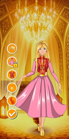 Pink Princess Dress Up - Screenshot 2