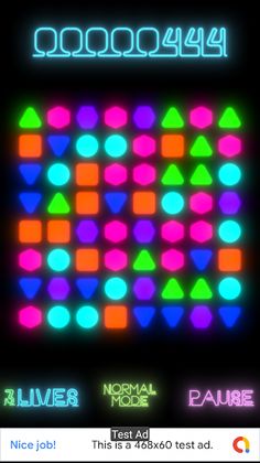 Neon: Simple Match-3 - Screenshot 4
