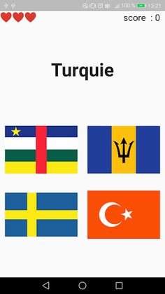 Flag quiz - Screenshot 1