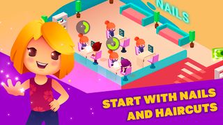 Idle Beauty Salon: Hair and na - Screenshot 1