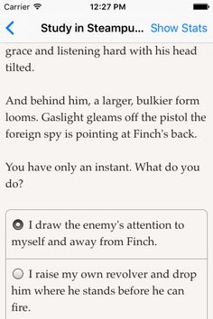 A Study in Steampunk: Choice by Gaslight - Screenshot 4