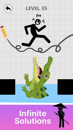 Save Stickman: Brain Draw Line - Screenshot 4