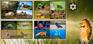 Animals for kids (Latvian) - Screenshot 1