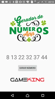 Gerador de Números - Screenshot 2