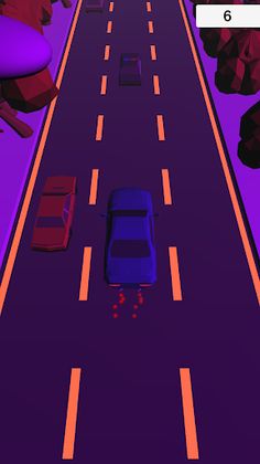 Neon Rider: neon traffic racer - Screenshot 3