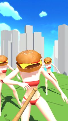 Burger Head Striker - Screenshot 2
