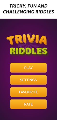 TRIVIA Riddles: Word Quiz Game - Screenshot 2