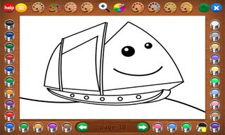Coloring Book 11: Trucks and T - Screenshot 3