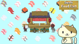 Sushi Food Cart - Cooking - - Screenshot 1