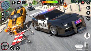 US Police Car Thief Chase Game - Screenshot 2