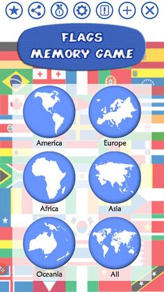 Flags Memory Game - Screenshot 1
