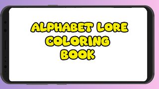 Alphabets Lore Coloring Book - Screenshot 2
