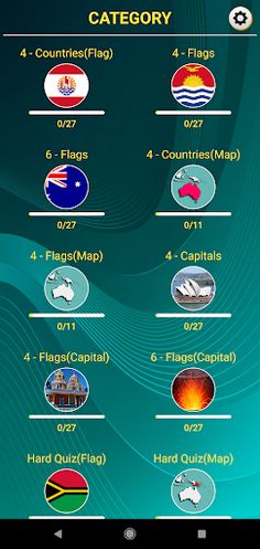 Oceania Flags & Maps Quiz - Screenshot 1