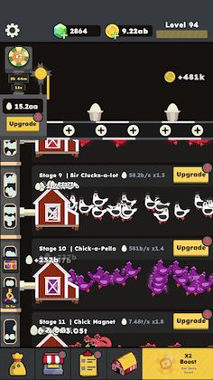 Idle Chicken Farm Tycoon - Screenshot 2