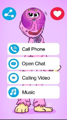 Kissy Missy FNF Fake Call - Screenshot 4