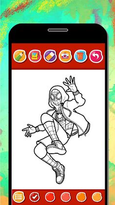 Miles Morales Coloring Games - Screenshot 1