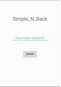 Simple N Back 간단한 두뇌개발,치매예방 - Screenshot 1