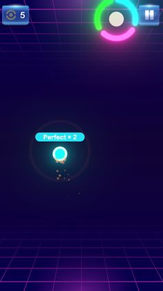 Neon Ball Shooter – Smash Ball - Screenshot 2