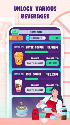 Idle Beverage Tycoon - Screenshot 1