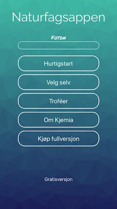 Naturfagsappen - Screenshot 1