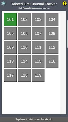 Tainted Grail Journal Tracker - Screenshot 4