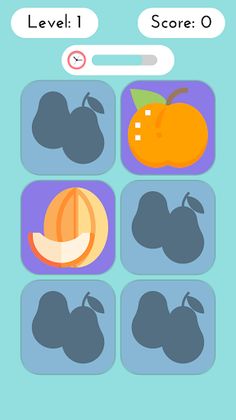 Fruits Memory Game for kids - Screenshot 3