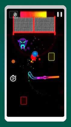 Neon Flick Ice Hockey - Free K - Screenshot 2