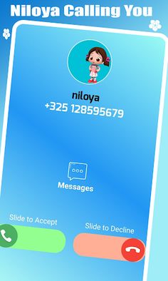 Niloya fake call and Video & C - Screenshot 3