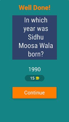 Sidhu Moosa Life quiz - Screenshot 2